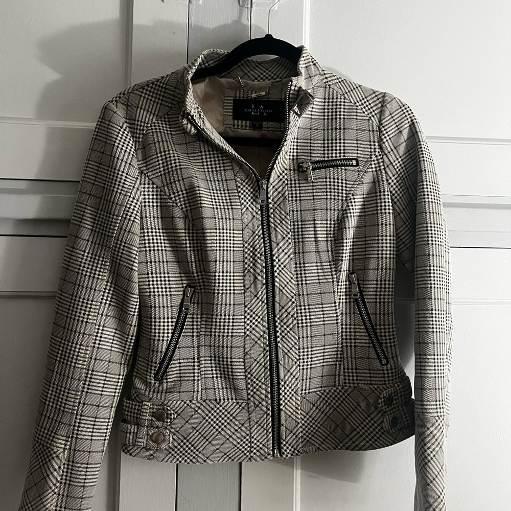 Chic Women's Plaid Blazer Jacket - ModCloth
